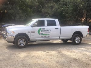 Our-Trucks-Ready-to-Serve-You-in-your-next-landscape-project-Romeros-Landscape-Inc